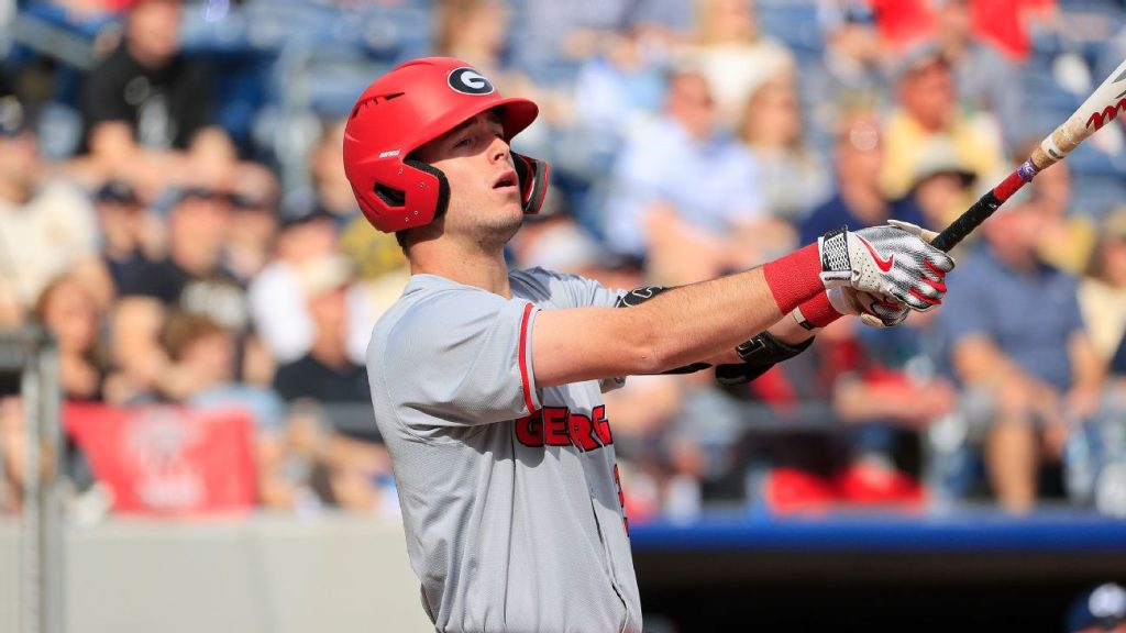 Congrats: Georgia slugger Charlie Condon wins the Golden Spikes Award.