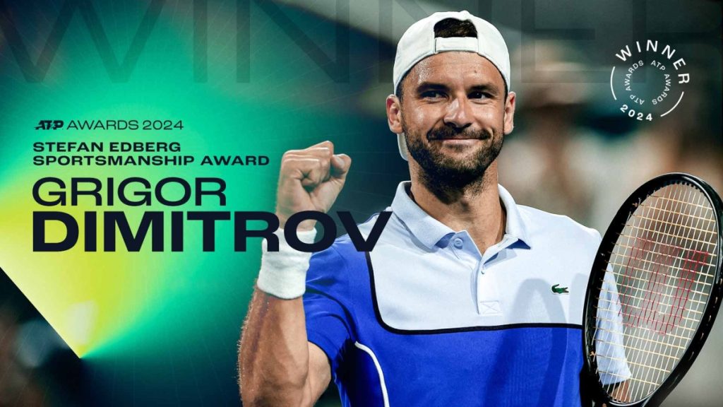 Congratulations! Grigor Dimitrov has just been recognized as the best Bulgarian player, receiving a final award of…