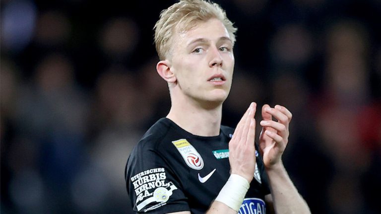 Transfer fix: Bayer Leverkusen einigt sich auf 28-Millionen-Pfund-Deal mit Sturm-Graz-Shootingstar Mika Biereth